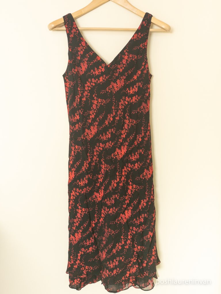 Jones New York V-Neck Sleeveless Dress Us 10 Women 90s Style Wedding Guest Party